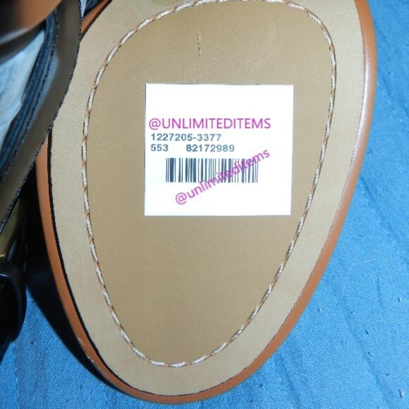 Vince Camuto Woman's Frenela Black Suede Woven Block Heel Shoes NWT - Picture 9 of 11